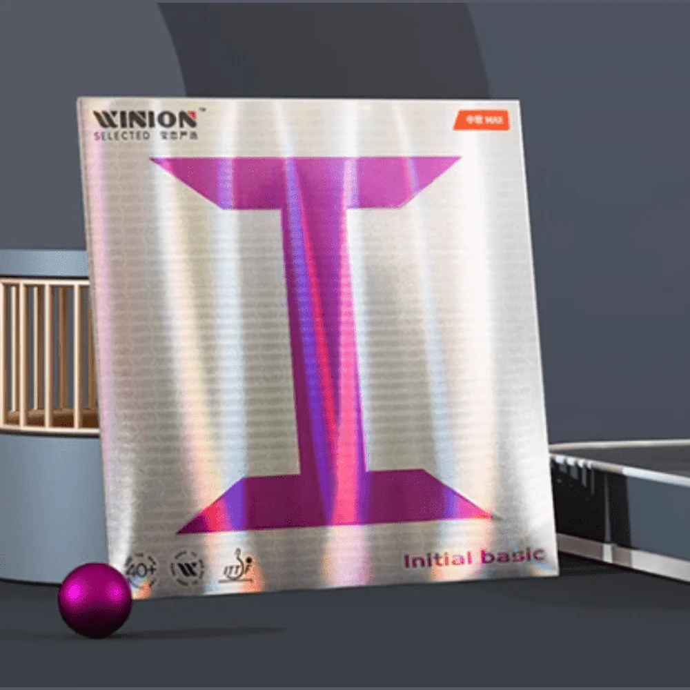 WINION Initial Basic Table Tennis Rubber (Cake Sponge) - RED - Image 5