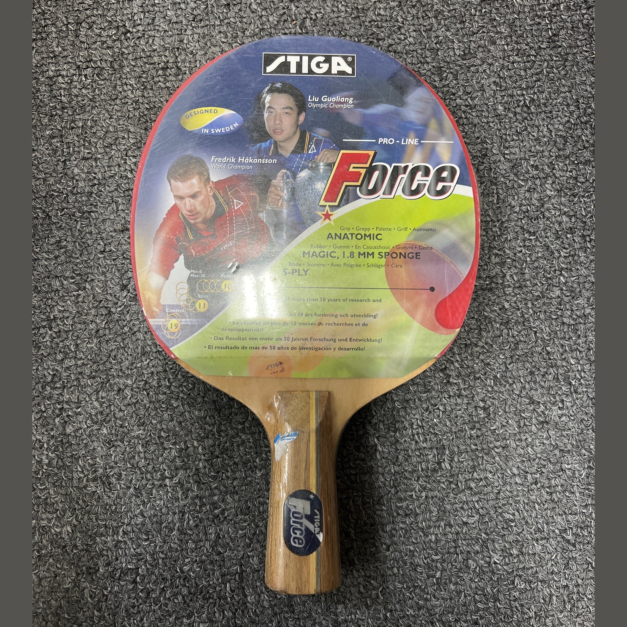 CLEARANCE SALE STIGA 1 STAR Table Tennis Bat 5 Layers Wooden (TRONIC/FORCE/TROPHY) - Image 7