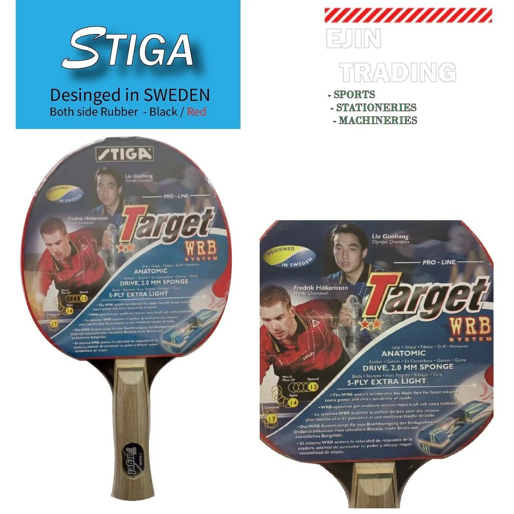 CLEARANCE SALE STIGA 2 STAR Table Tennis Bat 5 Layers wooden(Target/Power/Scorpio/Spectra/Warrior) - Image 2