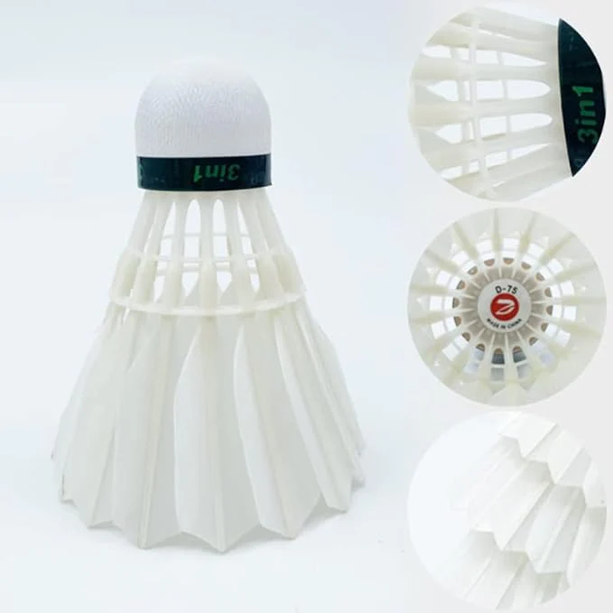 Dimas Dmantis D75 3 in 1 Game Badminton Shuttlecocks - Image 6