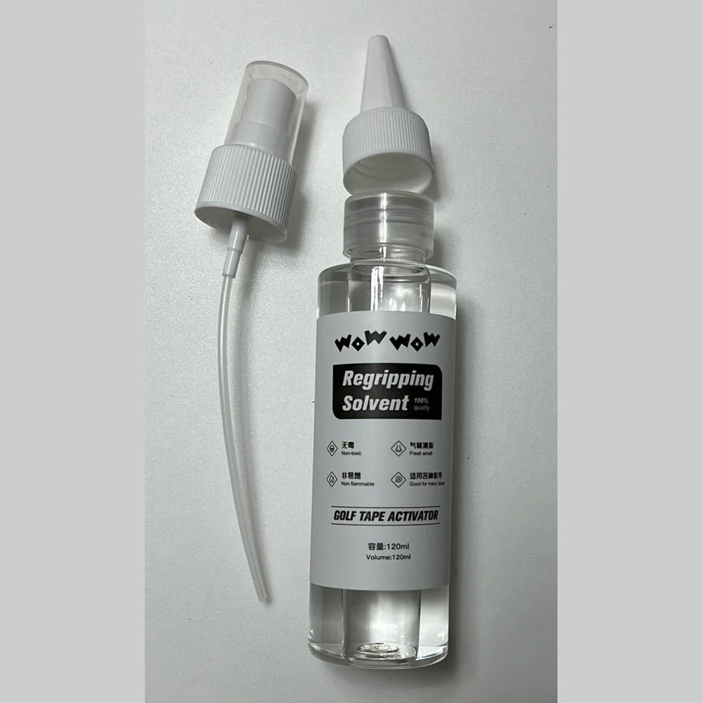 WOWWOW Golf Replacement Grip Tape Solvent Solution Bottle Activator Pump Spray 120ml - Image 2