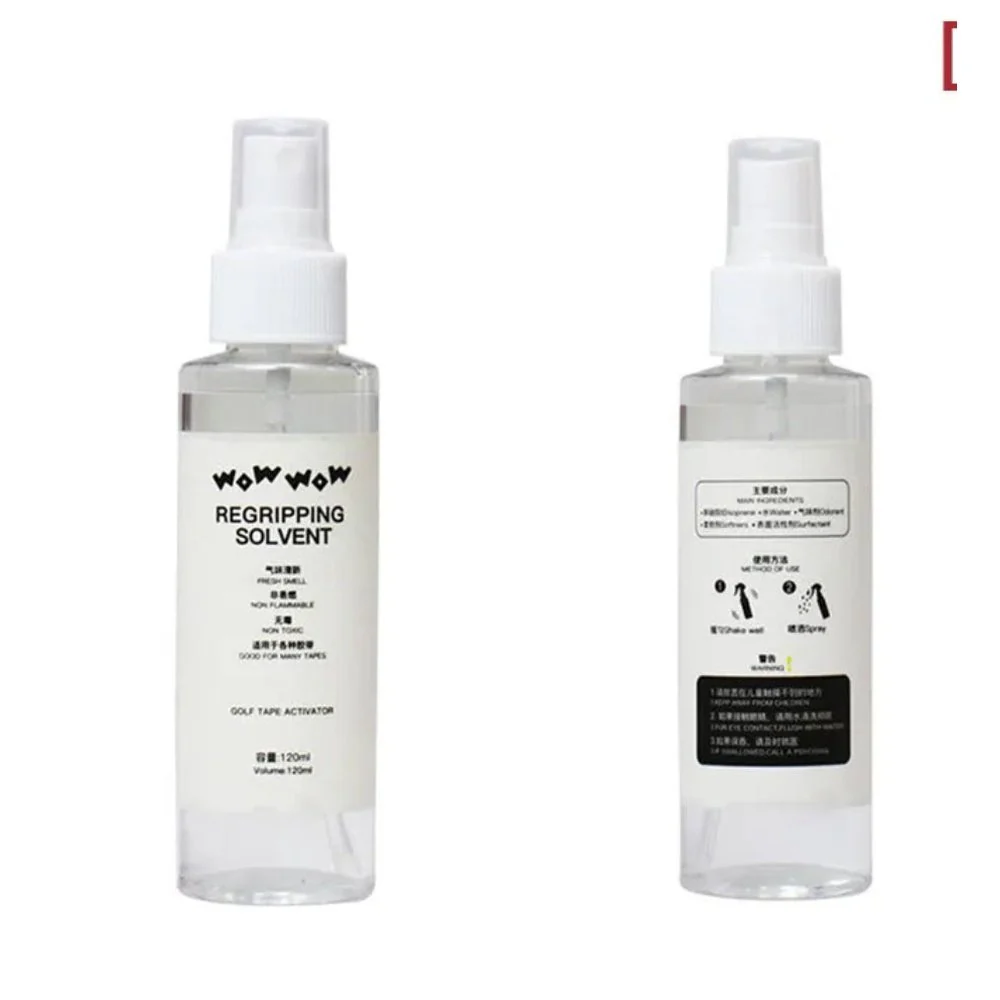 WOWWOW Golf Replacement Grip Tape Solvent Solution Bottle Activator Pump Spray 120ml - Image 4