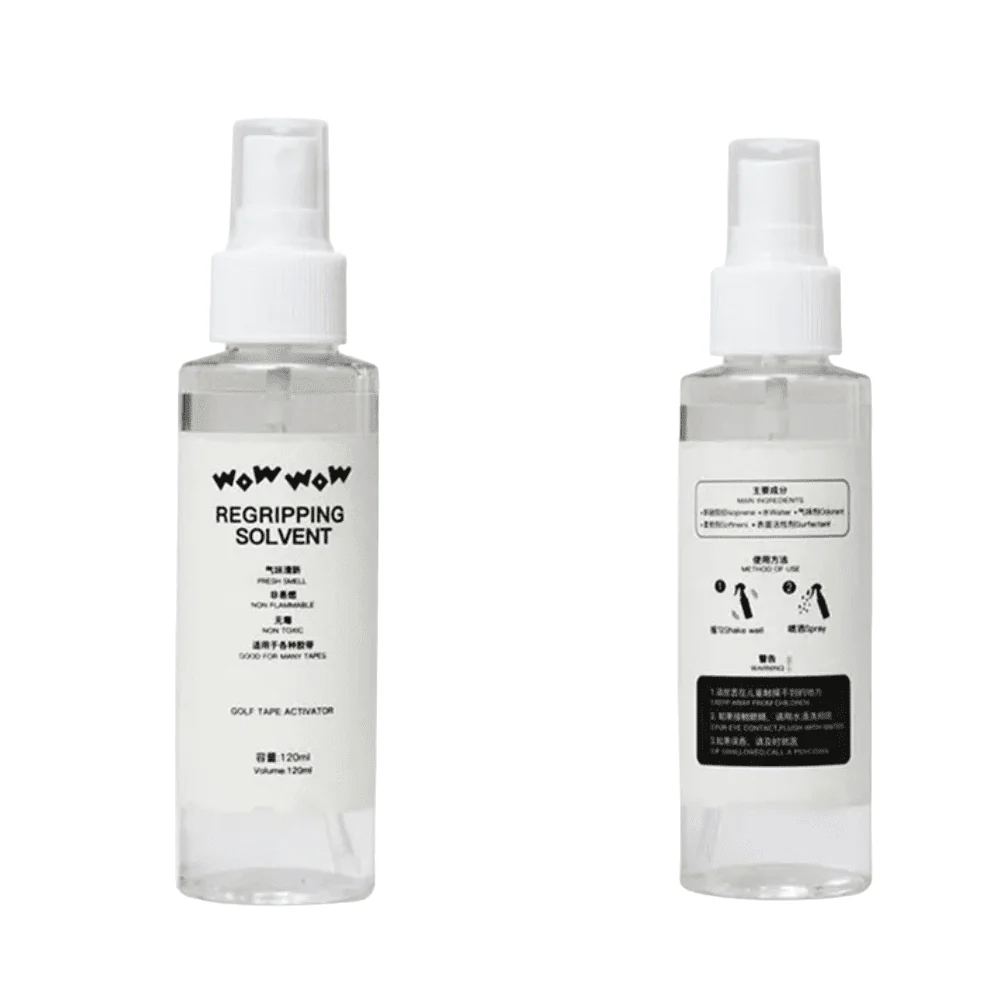 WOWWOW Golf Replacement Grip Tape Solvent Solution Bottle Activator Pump Spray 120ml - Image 6
