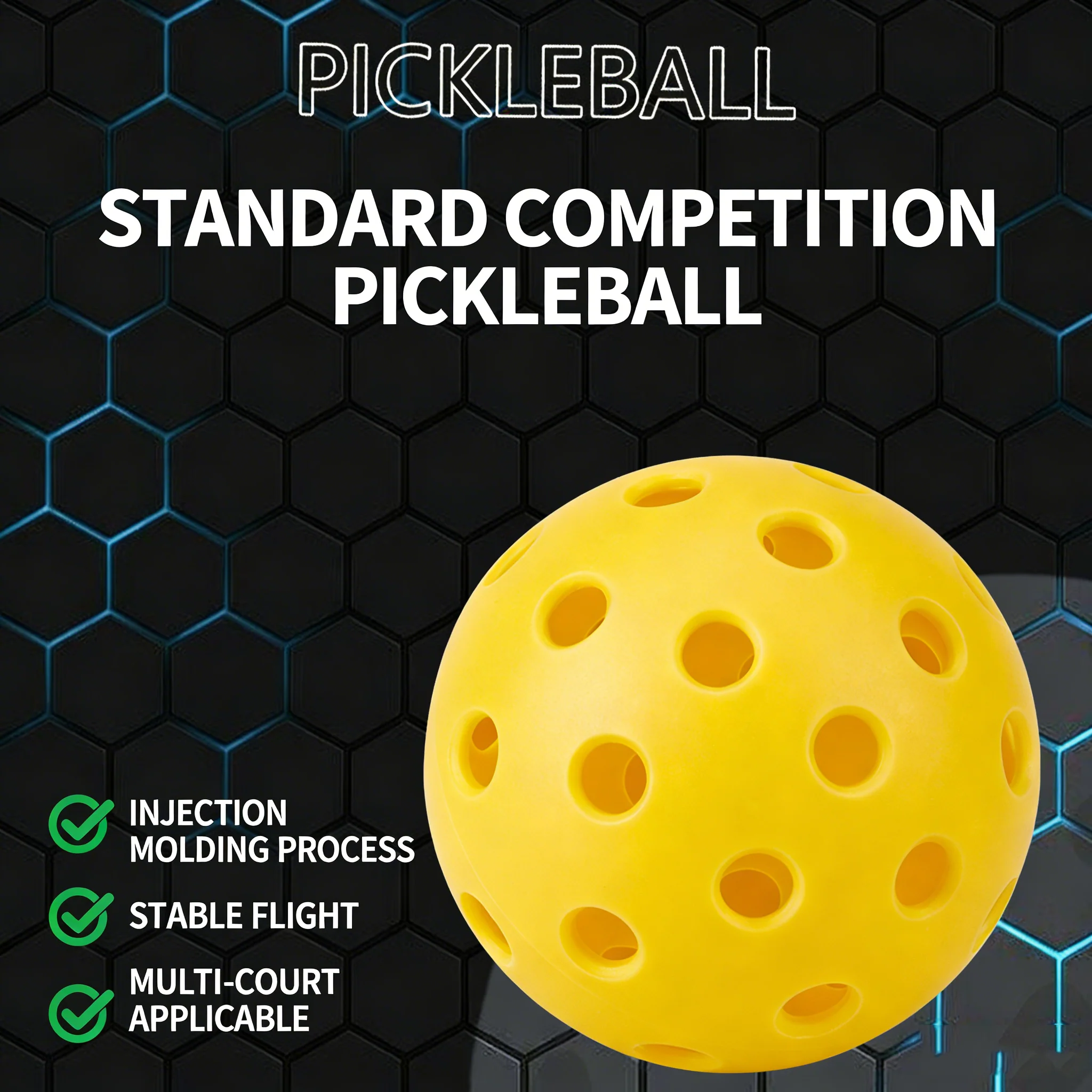 SPP 40-Hole Rotomolded One-Piece Pickleball - Tournament-Grade with Smooth Surface & Uniform Structure - Image 8