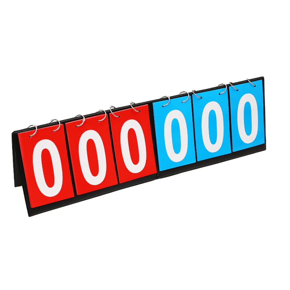 SPP 6 Digits Scoreboard Sports Scoreboards for Tennis Basketball Badminton