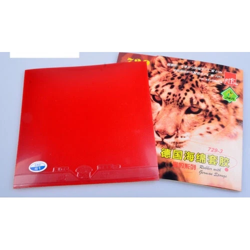 729 Friendship 729-3 729-40S Leopard Rubber / German Sponge Table Tennis Rubber - Black - Image 2