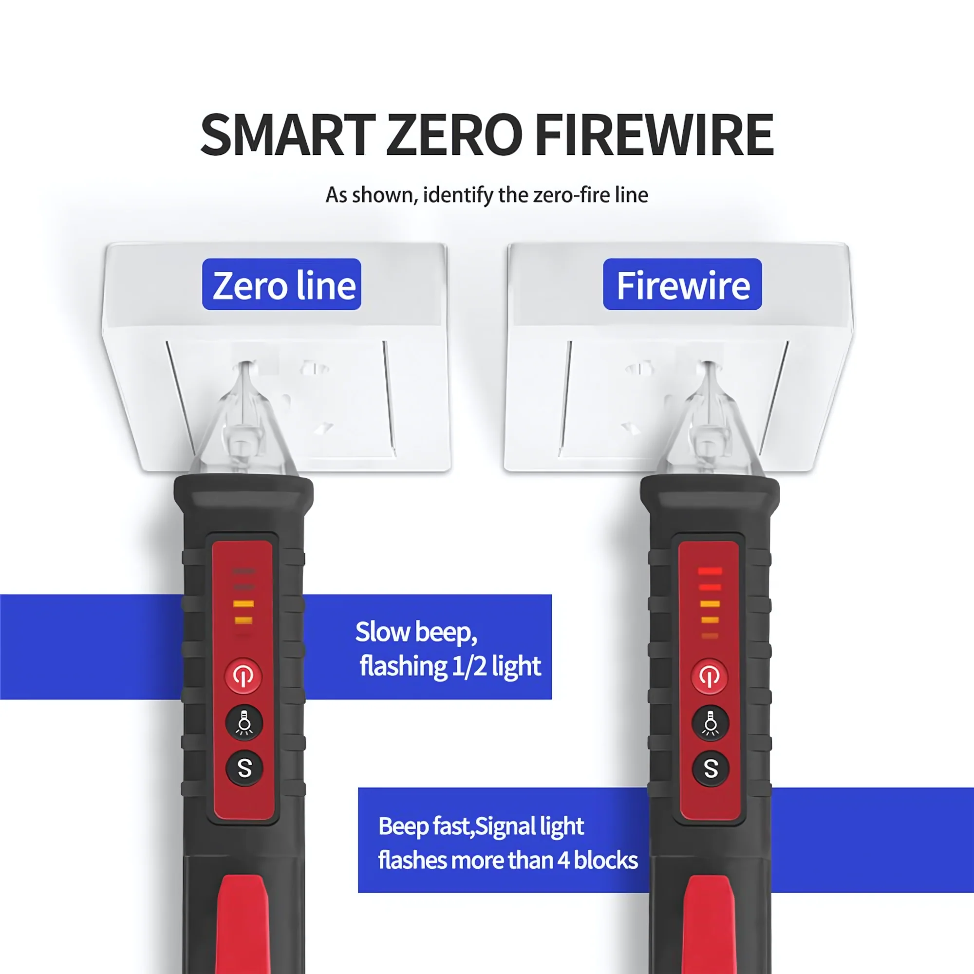 Non-Contact Voltage Detector Digital Electrical Pen Live Wire Tester,VD802 - Image 10