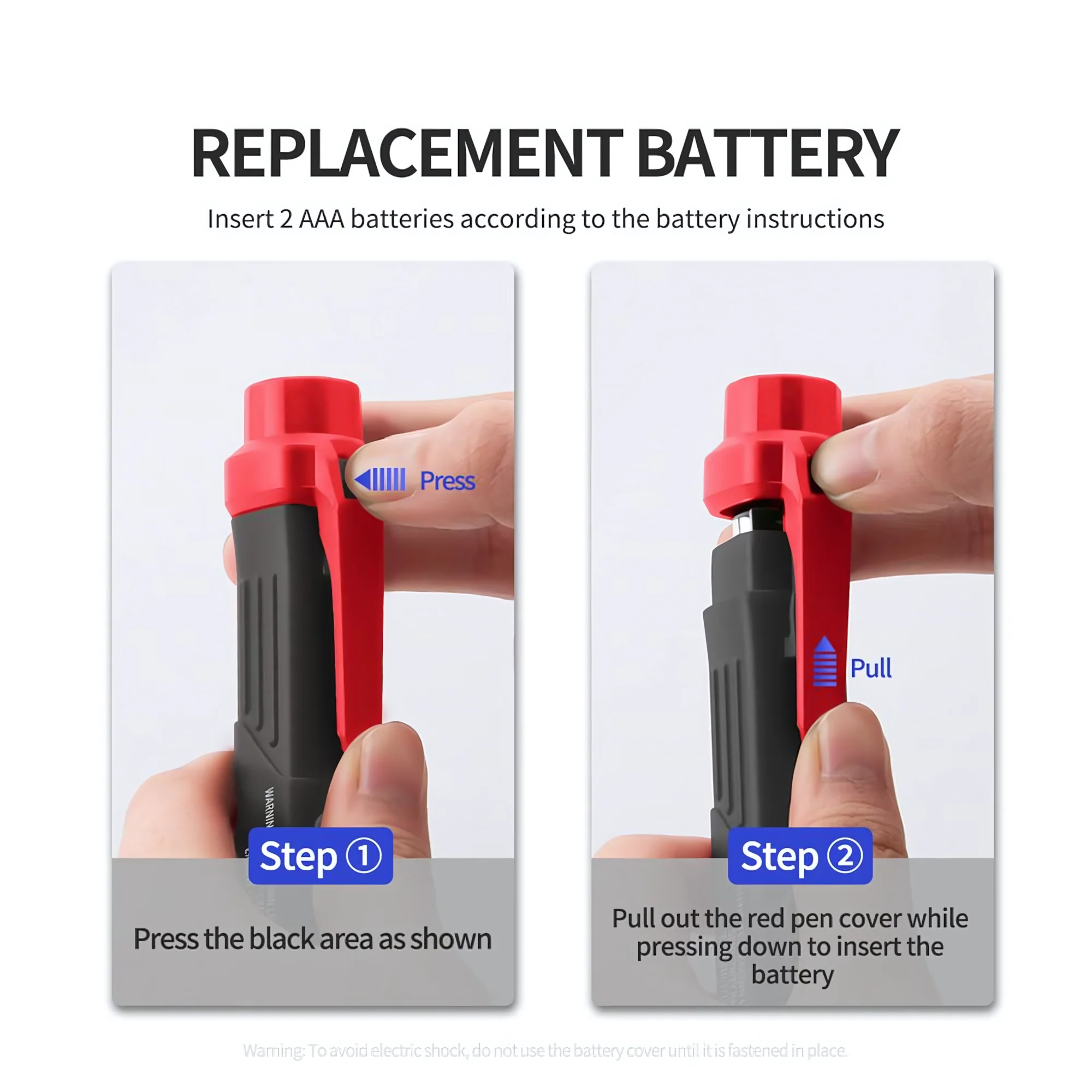 Non-Contact Voltage Detector Digital Electrical Pen Live Wire Tester,VD802 - Image 11