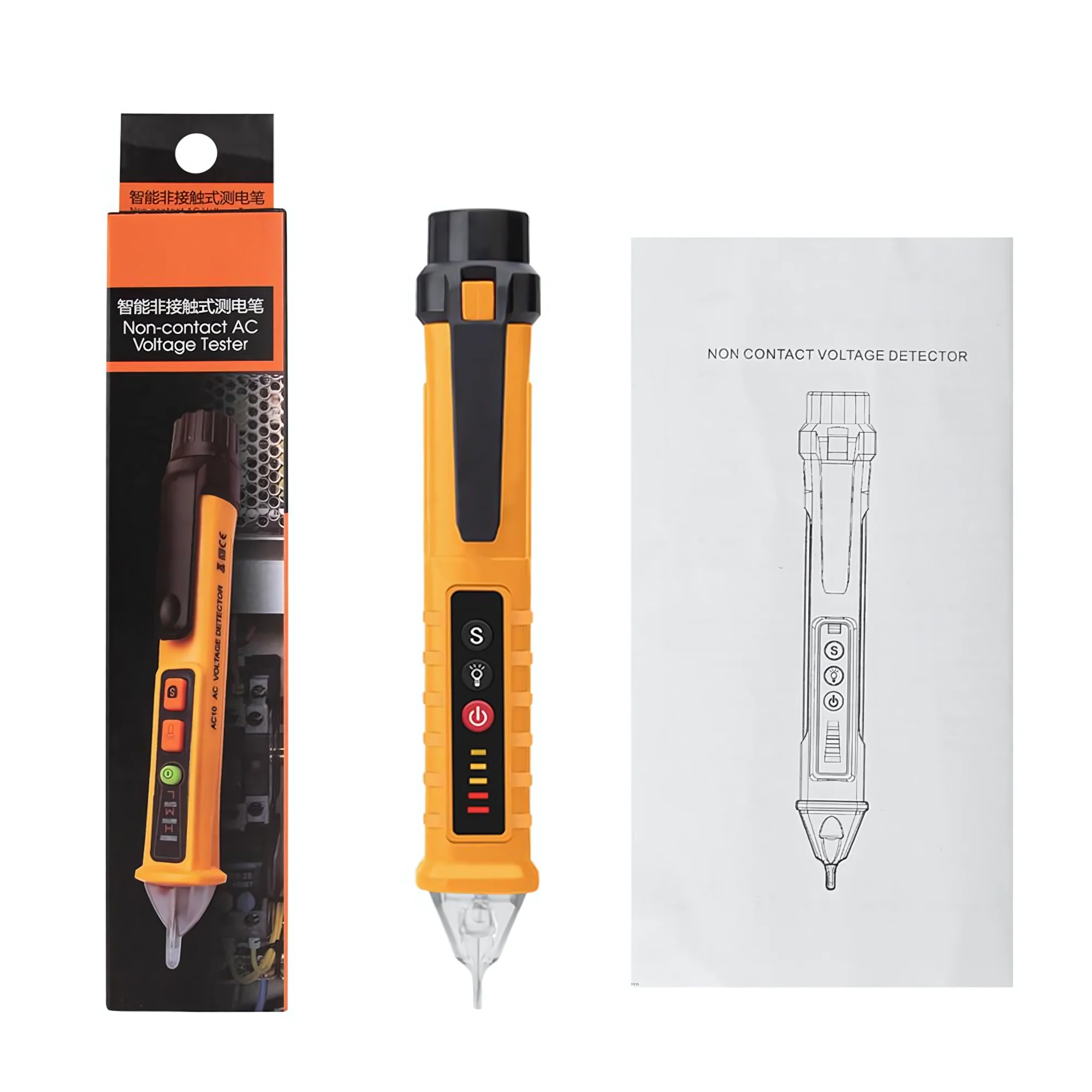 Non-Contact Voltage Detector Digital Electrical Pen Live Wire Tester,VD802 - Image 15