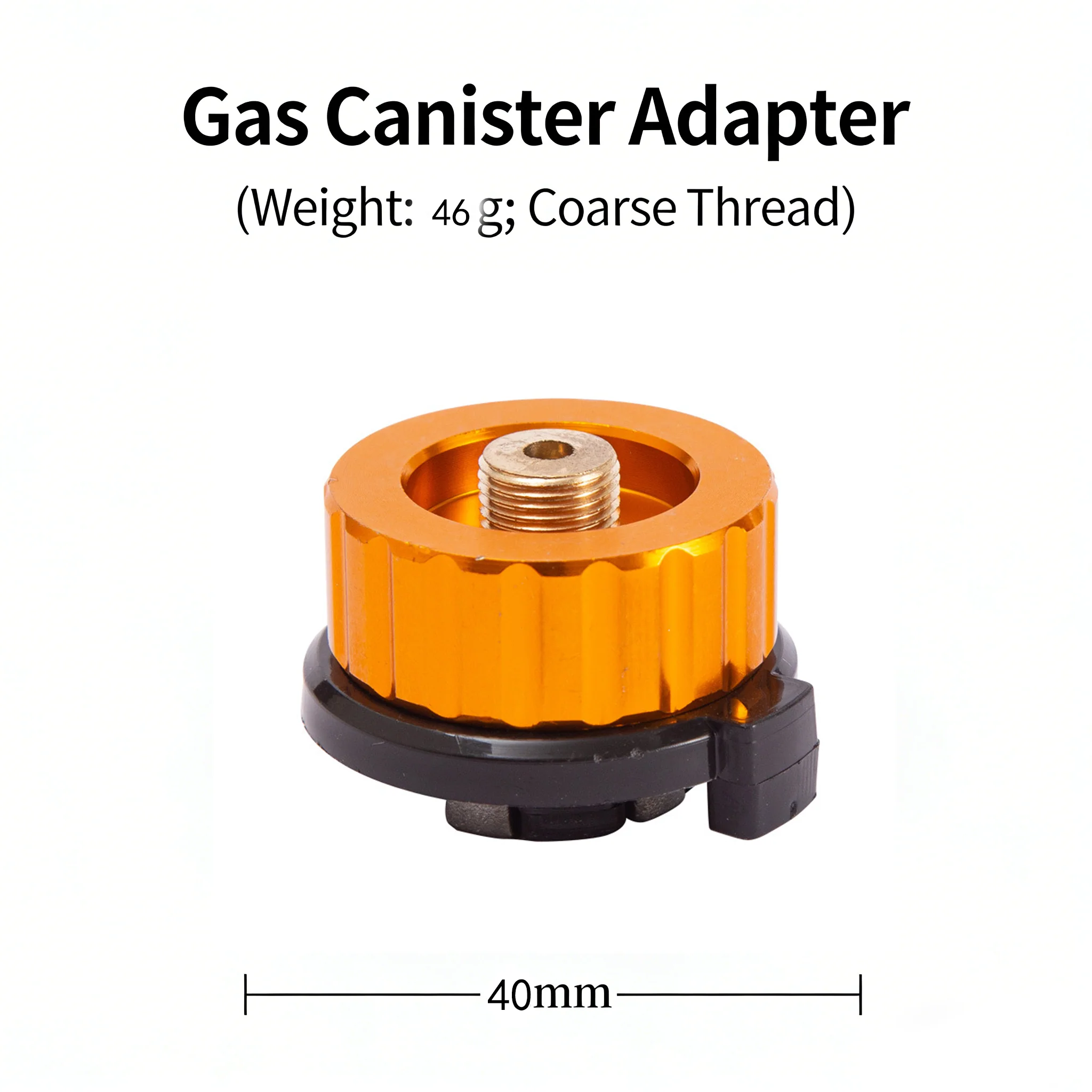 Aluminum Alloy Propane Tank Adapter - 1/5 Turn Lock Auto Shut-Off for Camping Stoves (Outdoor Use) - Image 10