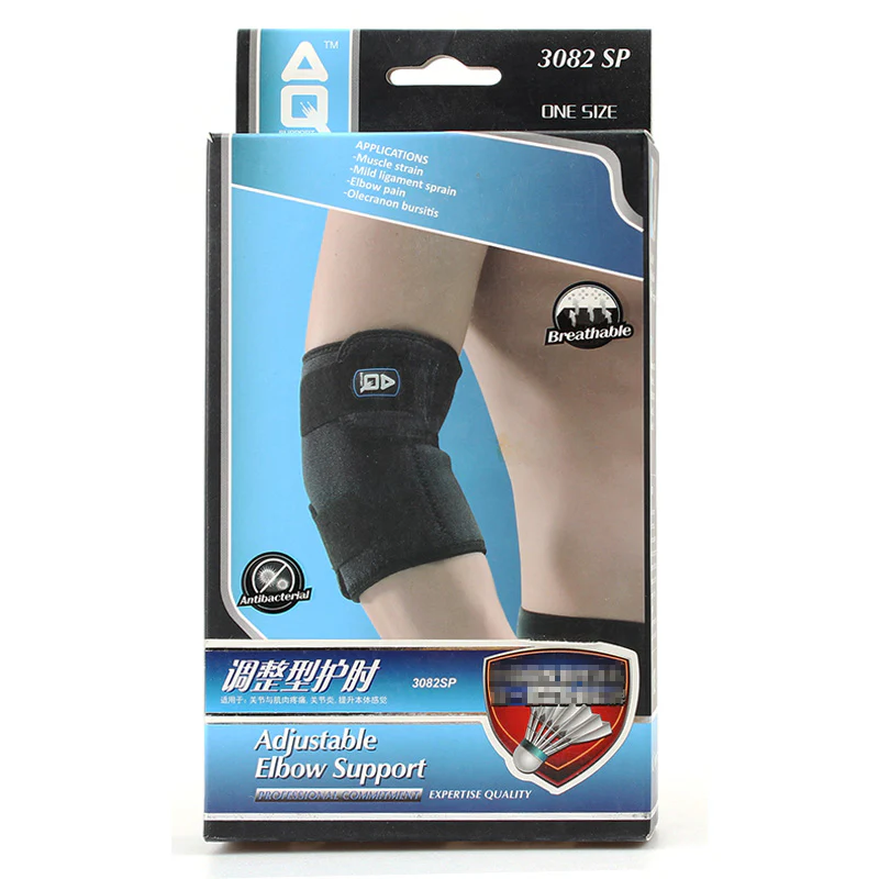 AQ Adjustable Elbow Guard Badminton Tennis Professional Sports Elbow Guard 3082SP - Image 5