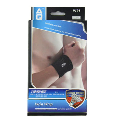 AQ Sports Wrist Brace Elastic Wrist Bandage Basketball Tennis Badminton Compression Band Brace 9191 - Image 4