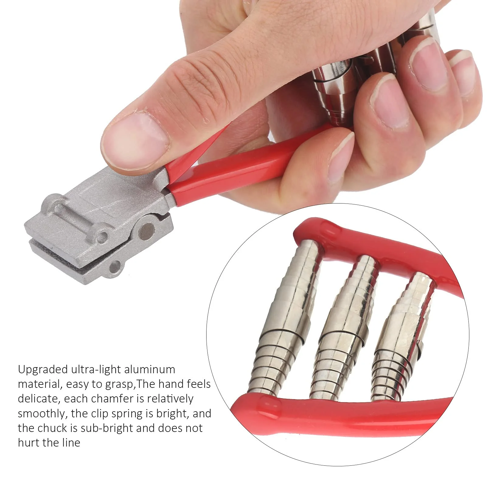 Badminton and Tennis Racket Aluminum Starting Clamp Stringing - Image 2