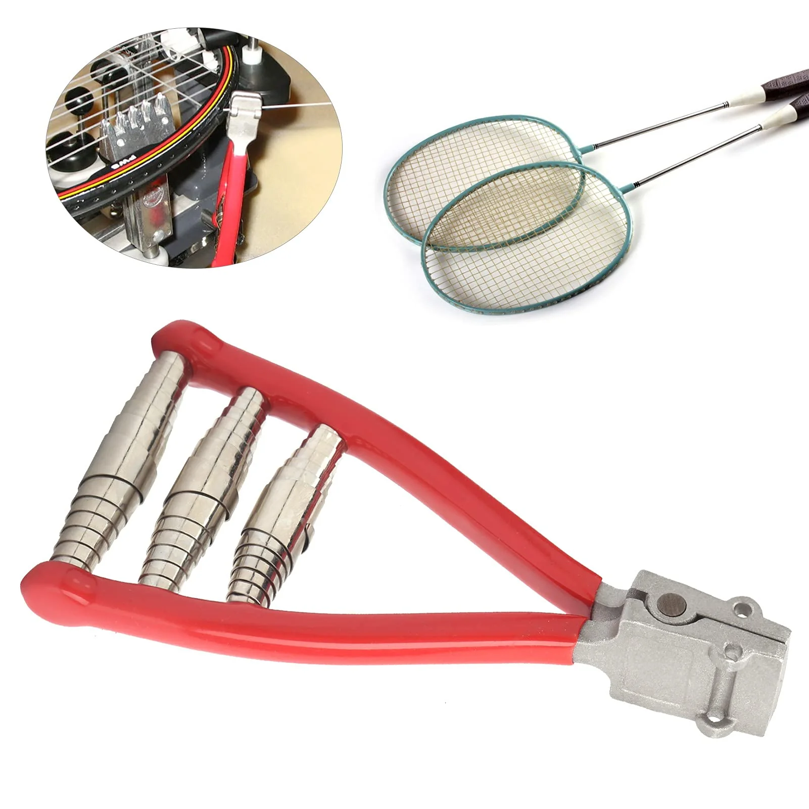 Badminton and Tennis Racket Aluminum Starting Clamp Stringing - Image 3