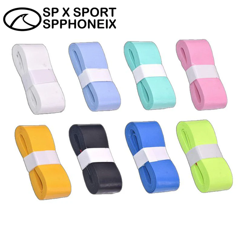 Badminton & Tennis TACKY FEEL & ULTRA-THIN Flat Over Grip – Anti-Slip, Sweat-Absorbent, for Rackets, Fishing Rods & Bicycle Handles