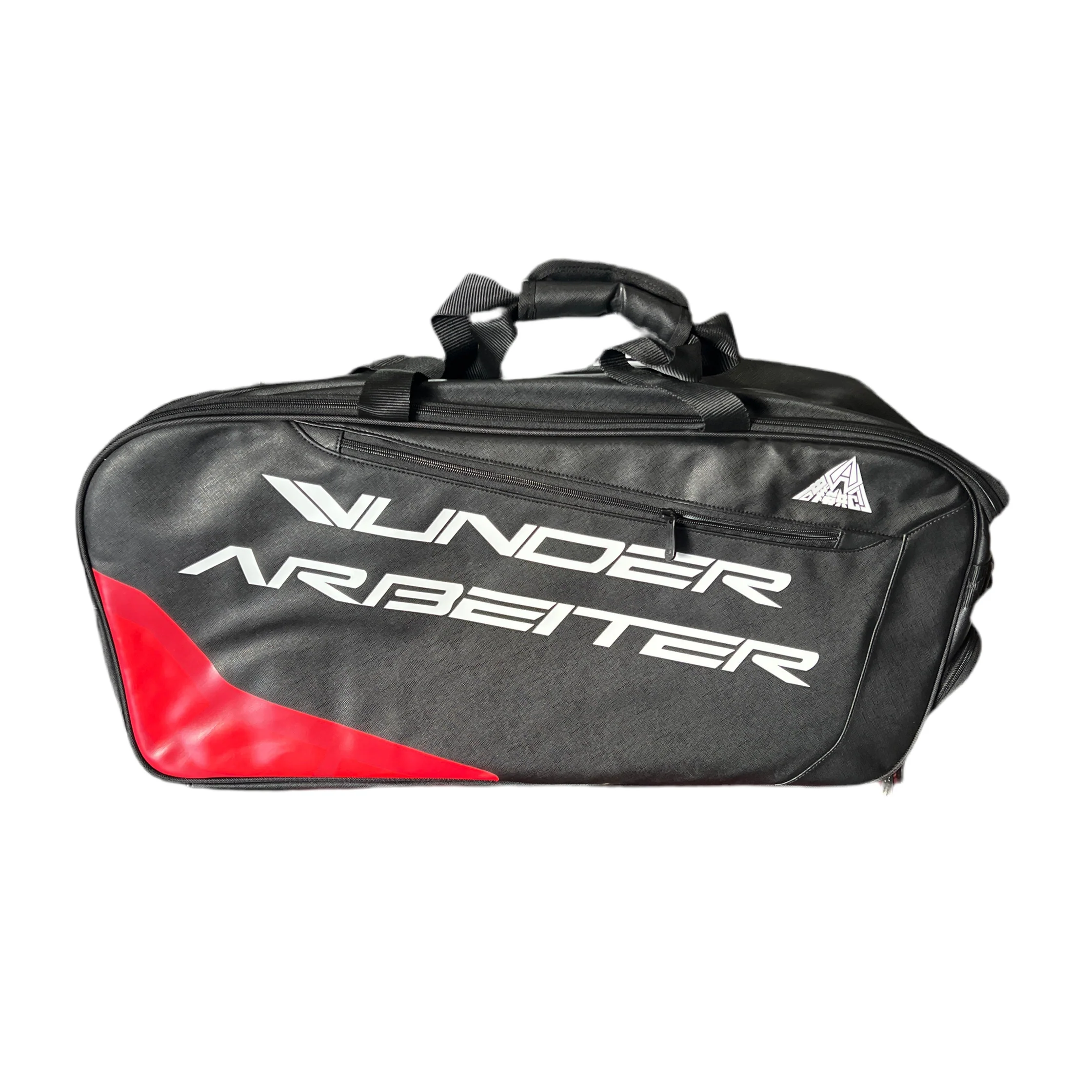 IVUNDER ARBEITER Badminton Sport Bag(WABAG001) Black and Red 9PC
