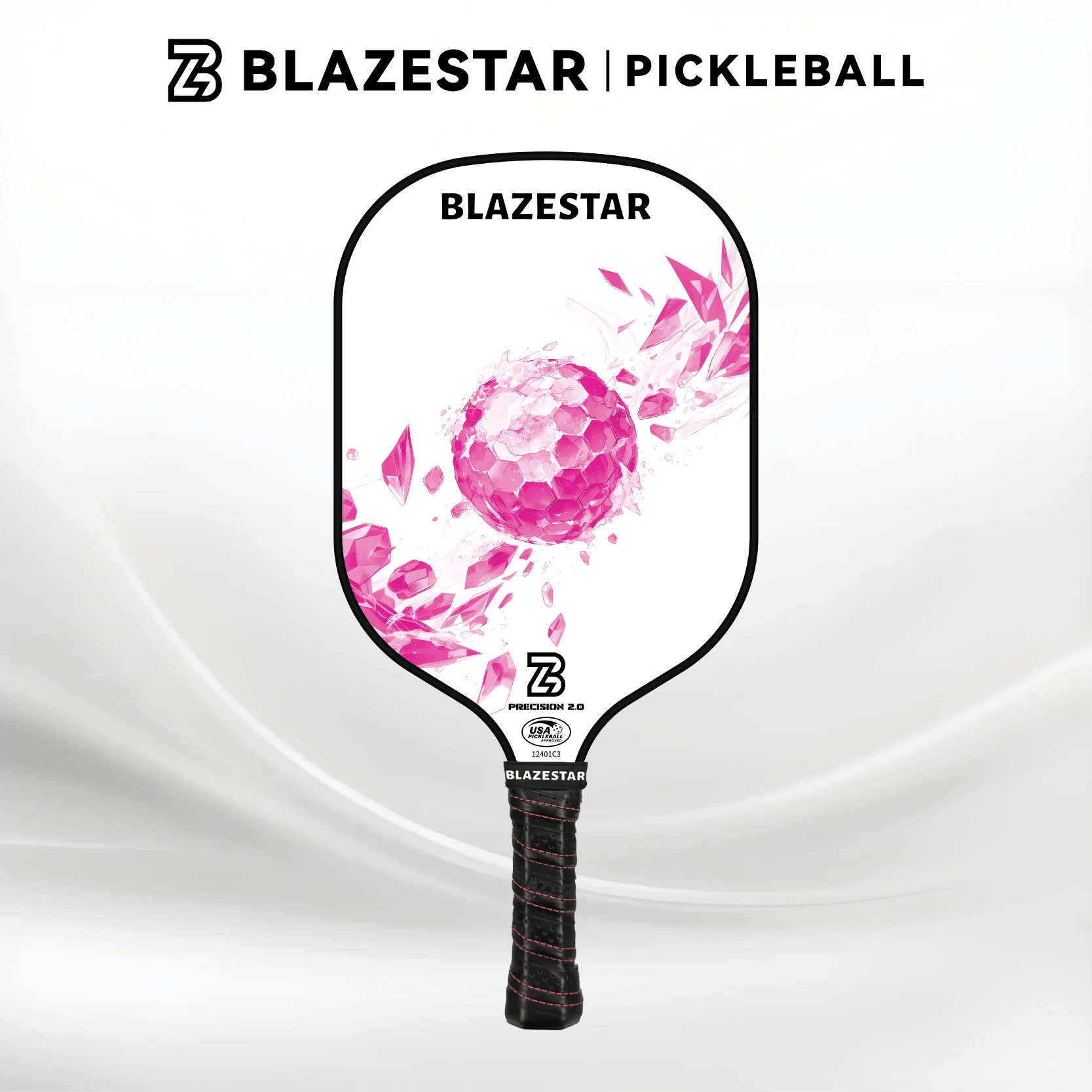 BLAZESTAR Professional Pickleball Paddle - Ice Hockey Series - Fiberglass Paddle - Image 9
