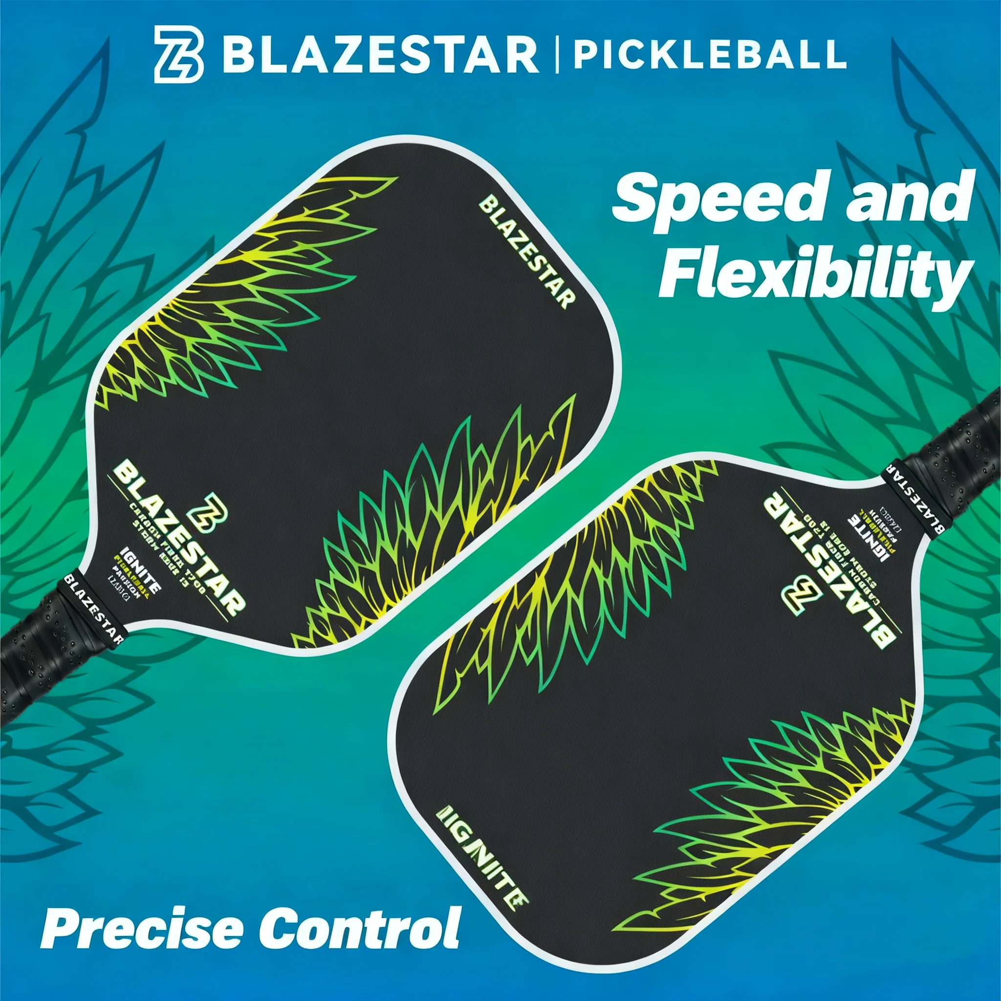BLAZESTAR STORM EDGE 13 Series T700 Carbon Fiber Professional Pickleball Paddle - Image 3