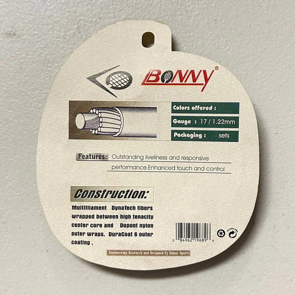 Bonny Pro Bonny 16 Tennis String 17 Gauge 1.22MM - Image 2