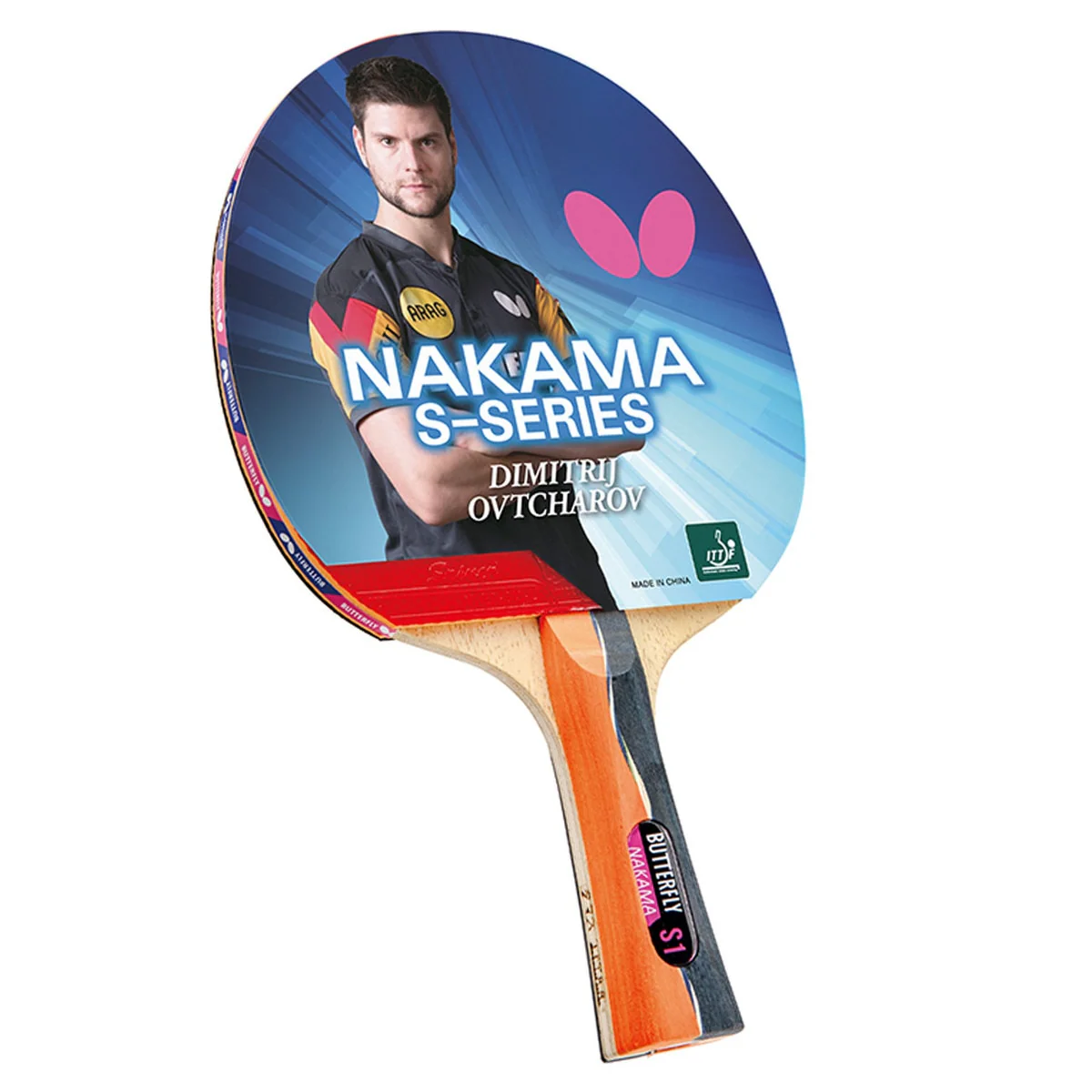 BUTTERFLY Table Tennis Racket Nakama S-1 - Image 2