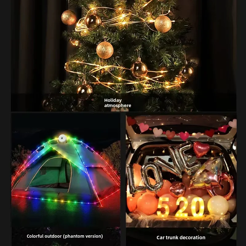 Camping Light Led Tent Light Atmosphere Ceiling Lamp Rechargeable High-endurance Led Roll - Image 2