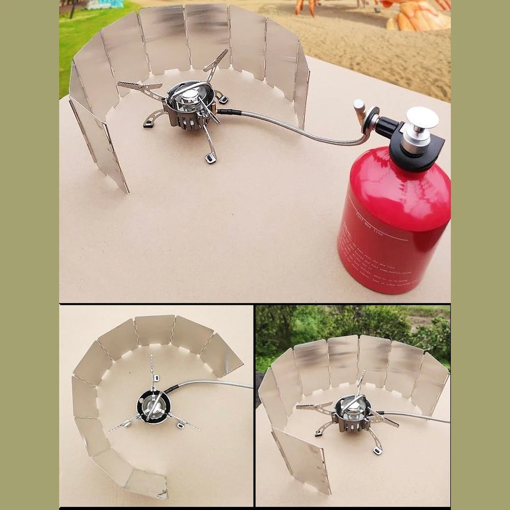 Camping Muti-fuel Stove Outdoor camping field gas stove picnic stove Alcohol stove Oil and gas portable - Image 4