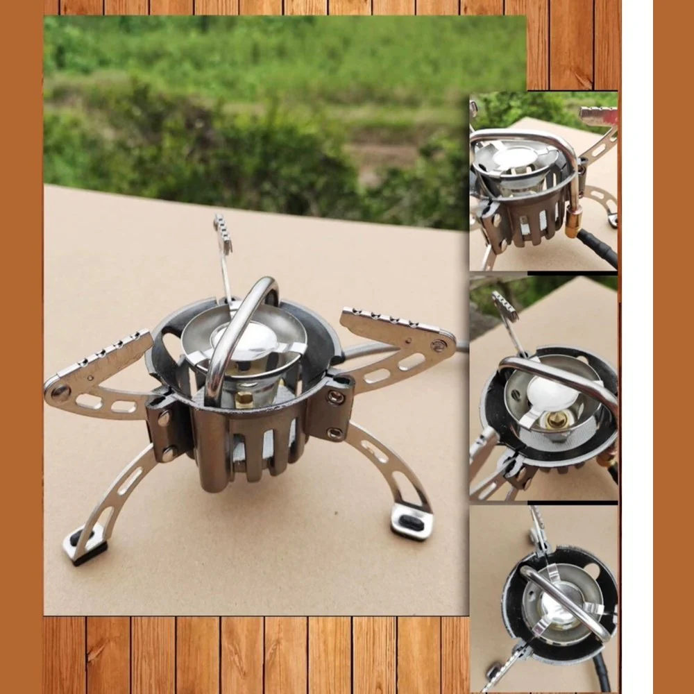 Camping Muti-fuel Stove Outdoor camping field gas stove picnic stove Alcohol stove Oil and gas portable - Image 5
