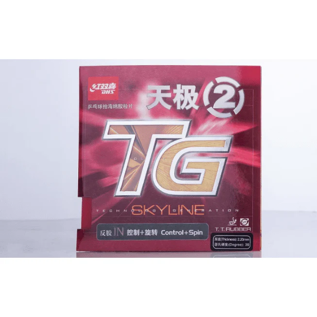 DHS Skyline Table Tennis Rubber TG2 - Black