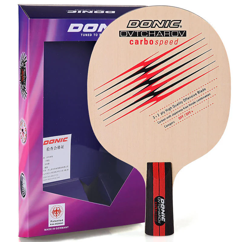DONIC Ovtcharov Carbo Speed Offensive (85g) Table Tennis Blade - Image 7