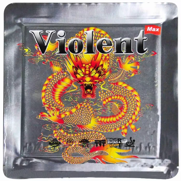 BOMB economic Violent Tension pimples in Table Tennis Rubber - Black