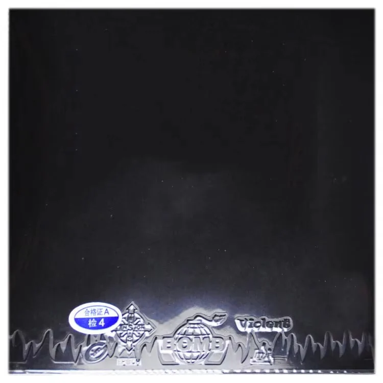 BOMB economic Violent Tension pimples in Table Tennis Rubber - Black - Image 4