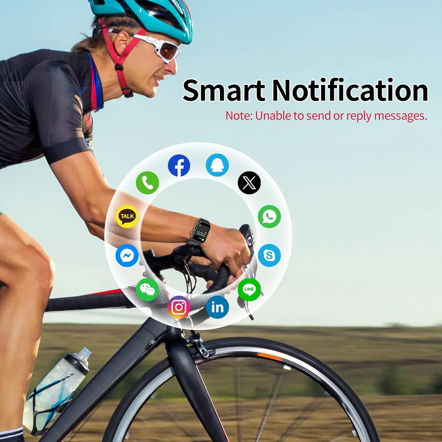 EZON 1.83" Smart Watch | Bluetooth Calling, Heart Rate | 120+ Sports Modes,S7 - Image 8