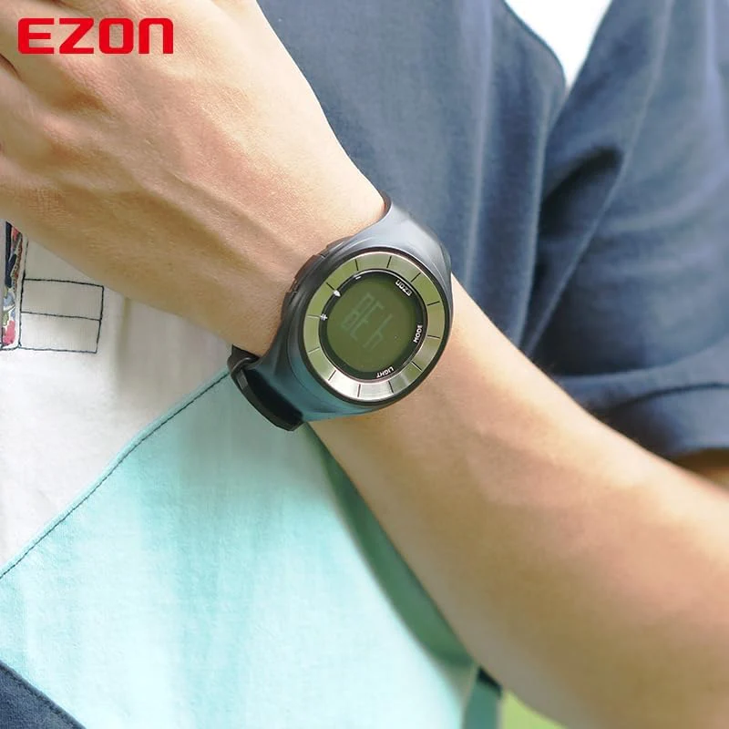 EZON 5ATM Waterproof Digital Watch – Calorie & Step Tracker, Unisex Sports Watch T028 - Image 4