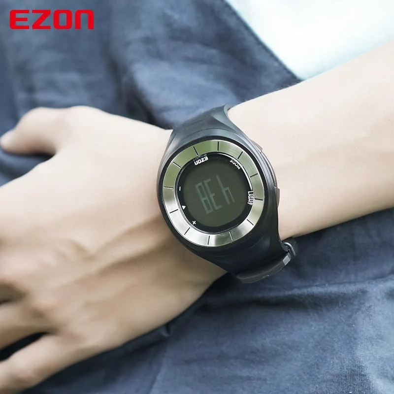 EZON 5ATM Waterproof Digital Watch – Calorie & Step Tracker, Unisex Sports Watch T028 - Image 5