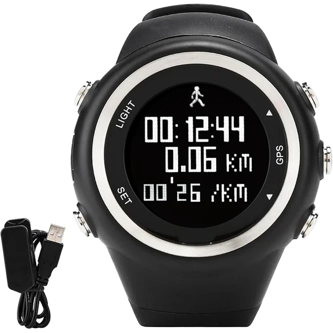 EZON GPS Running Watch – Speed, Calorie Tracker & Stopwatch for Men T031