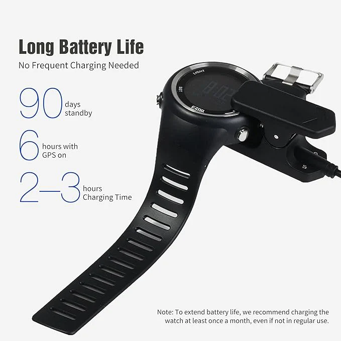 EZON GPS Running Watch – Speed, Calorie Tracker & Stopwatch for Men T031 - Image 3