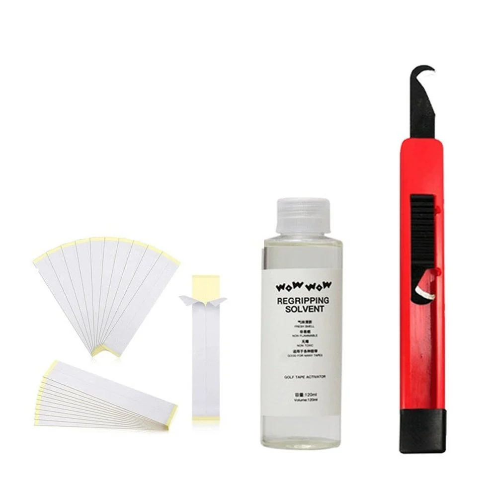 WOWWOW Golf Repair Set Regrip Kit ReGrip Clamp,tool ,Grip Tape 120ml ,Grip Solvent - Image 13