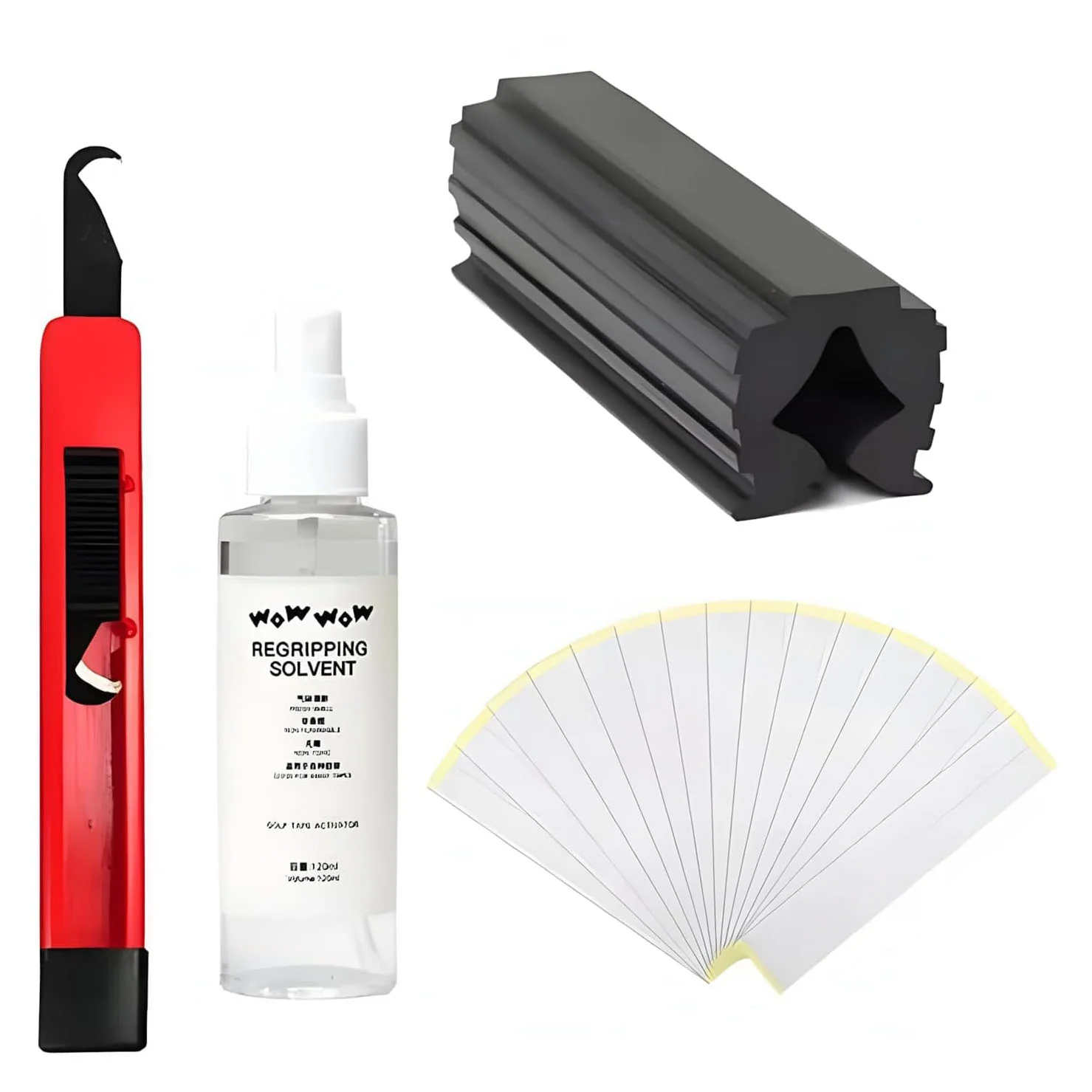 WOWWOW Golf Repair Set Regrip Kit ReGrip Clamp,tool ,Grip Tape 120ml ,Grip Solvent - Image 2