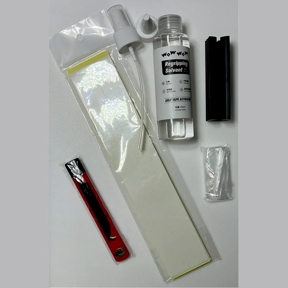 WOWWOW Golf Repair Set Regrip Kit ReGrip Clamp,tool ,Grip Tape 120ml ,Grip Solvent - Image 3