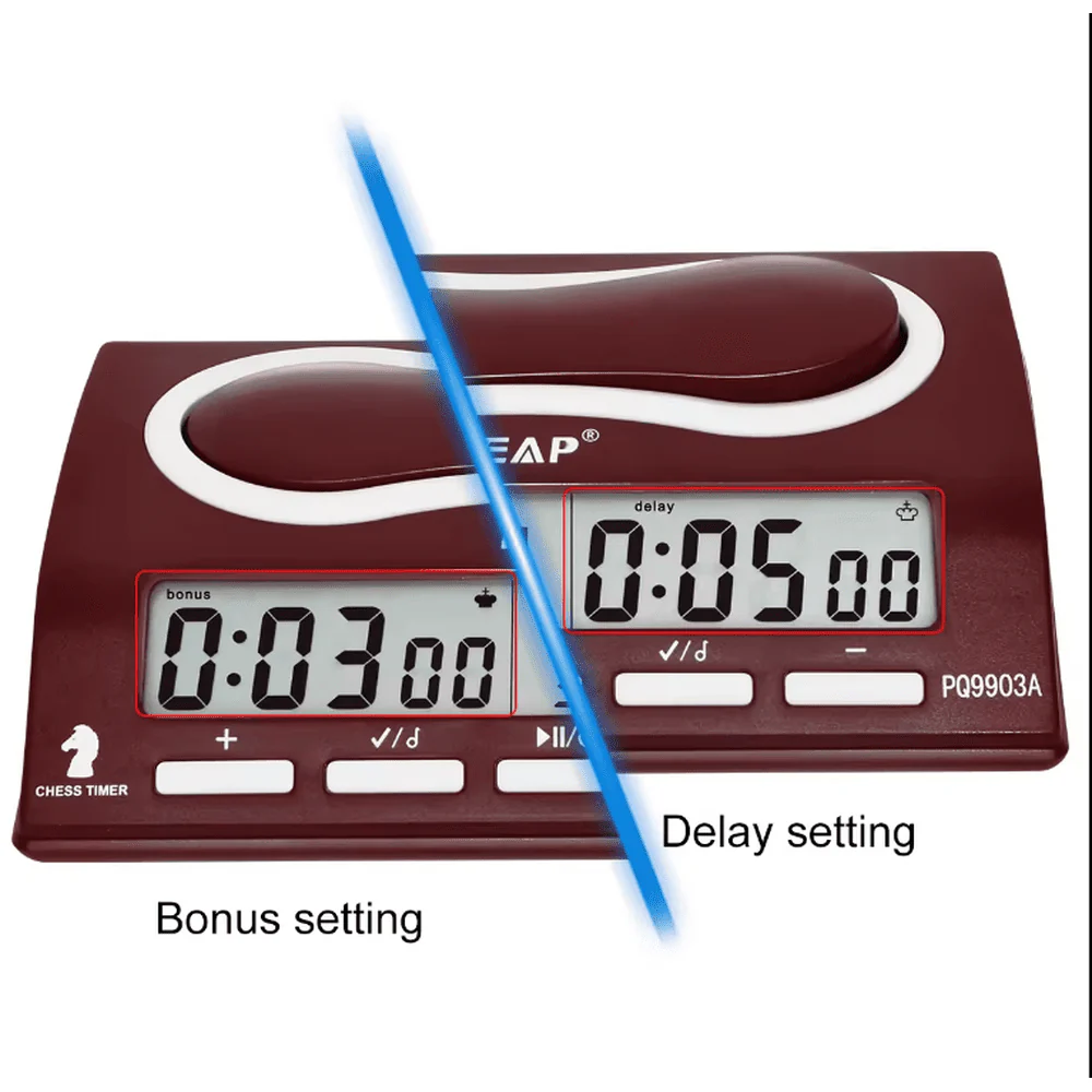 LEAP Digital Chess Timer Classic Chess Clock PQ9903A - Image 3