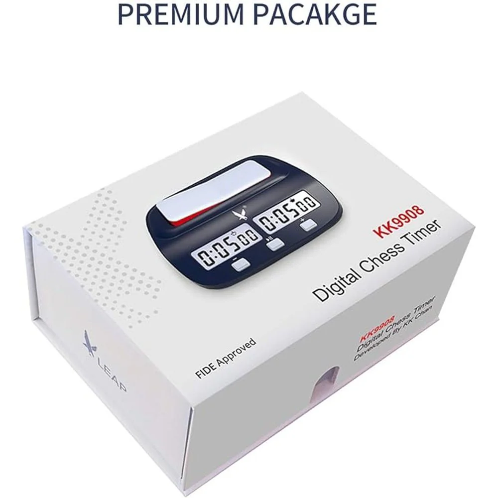 LEAP Digital Chess Timer Fide Approved Chess Clock KK9908 - Image 3