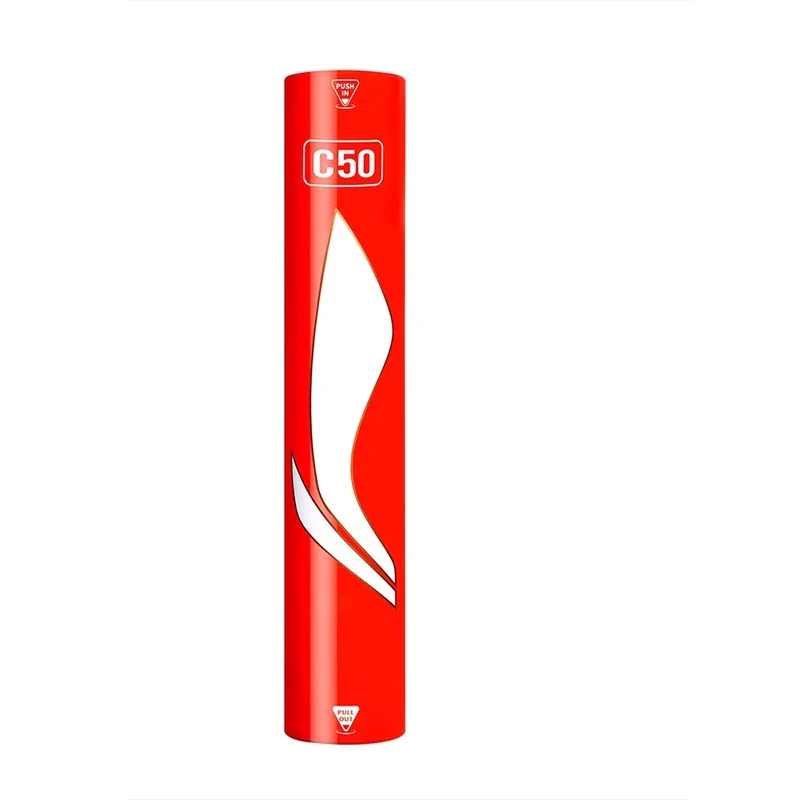 LI NING 12 PCS C50 Badminton Duck Feather Badminton Shuttlecock