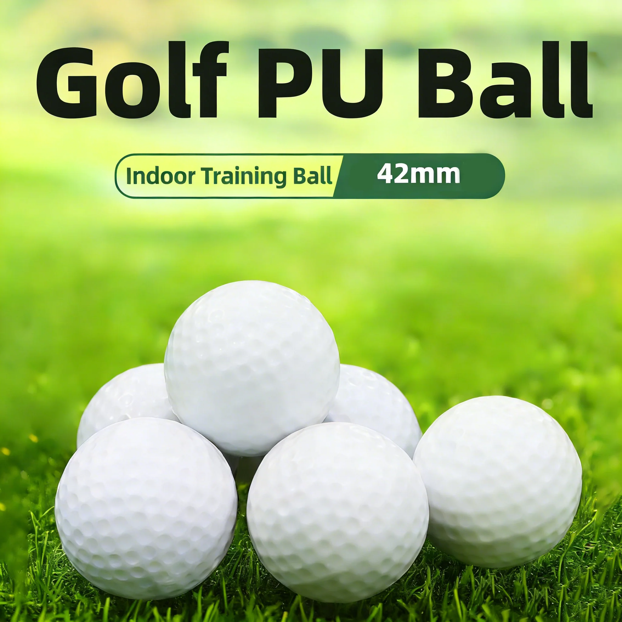 SPP Limited Flight Foam Golf Practice Balls 42mm - Realistic Feel Durable for Backyard Indoor Outdoor Practice - Image 16