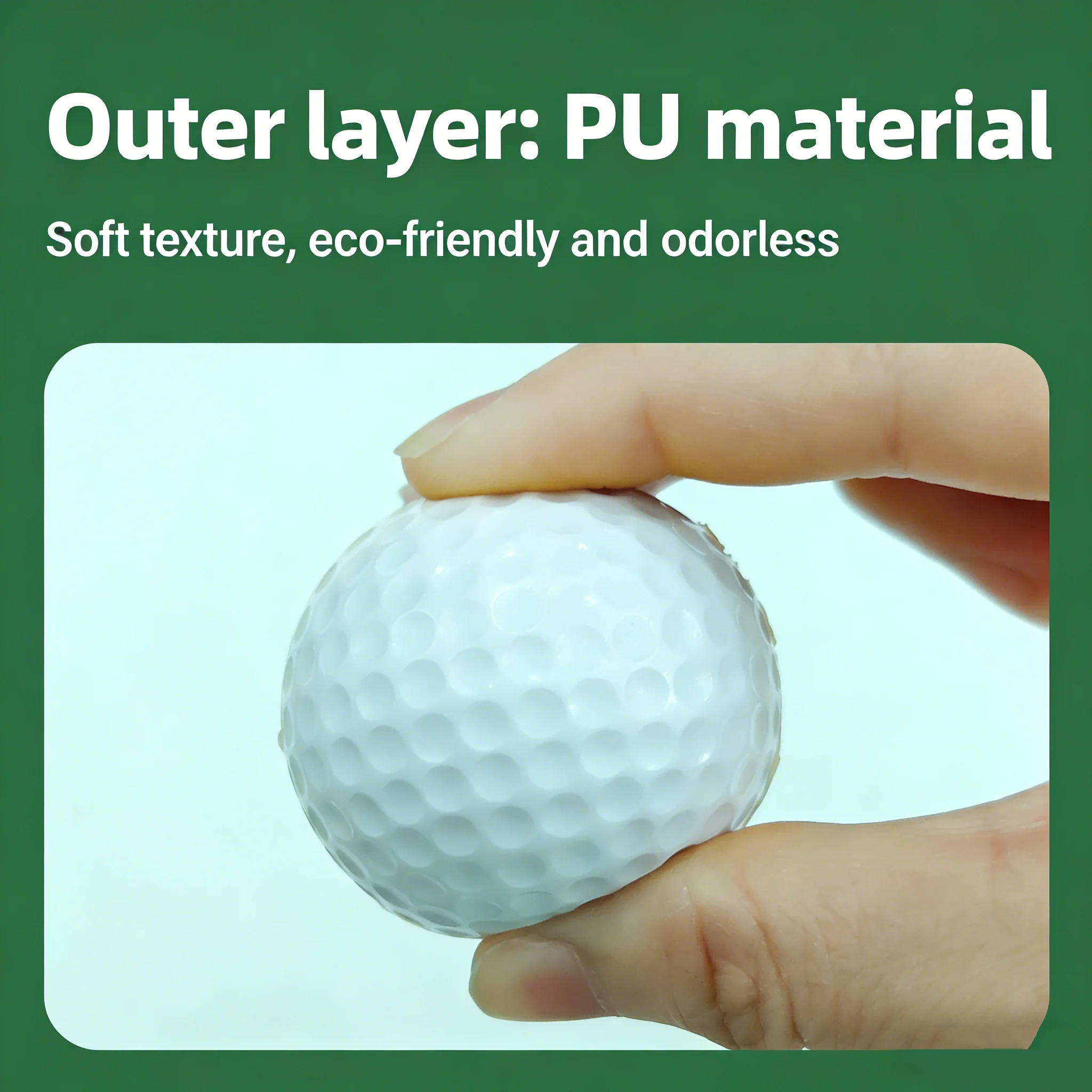 SPP Limited Flight Foam Golf Practice Balls 42mm - Realistic Feel Durable for Backyard Indoor Outdoor Practice - Image 17