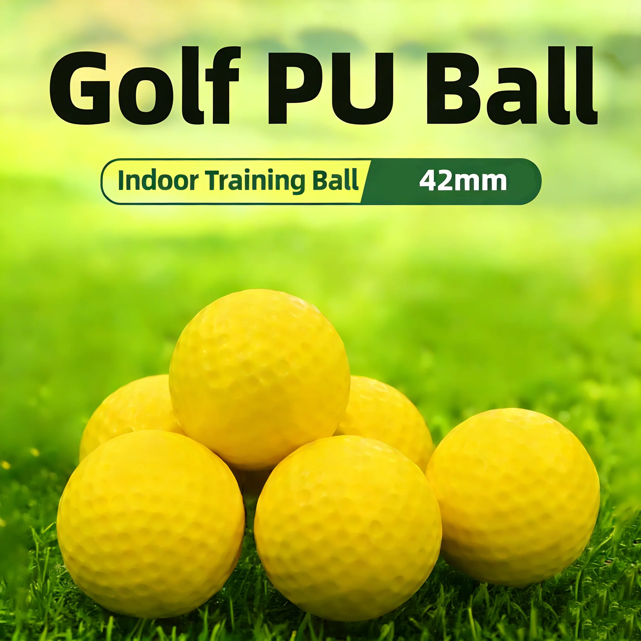 SPP Limited Flight Foam Golf Practice Balls 42mm - Realistic Feel Durable for Backyard Indoor Outdoor Practice - Image 5