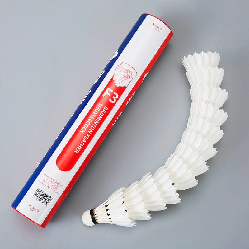 LINGMEI LING MEI 12 PCS F3 Badminton Goose Feather Badminton Shuttlecock - Image 2