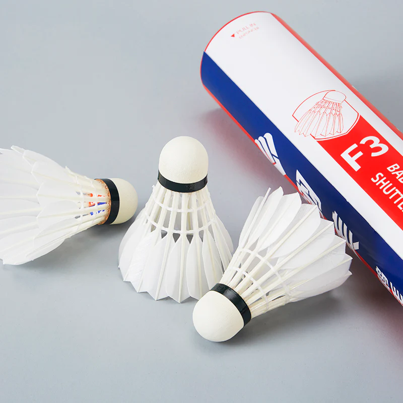 LINGMEI LING MEI 12 PCS F3 Badminton Goose Feather Badminton Shuttlecock - Image 5