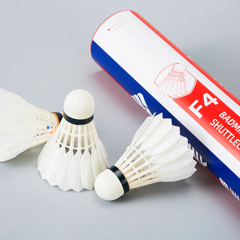 LINGMEI LING MEI 12 PCS F4 Badminton Goose Feather Badminton Shuttlecock - Image 2