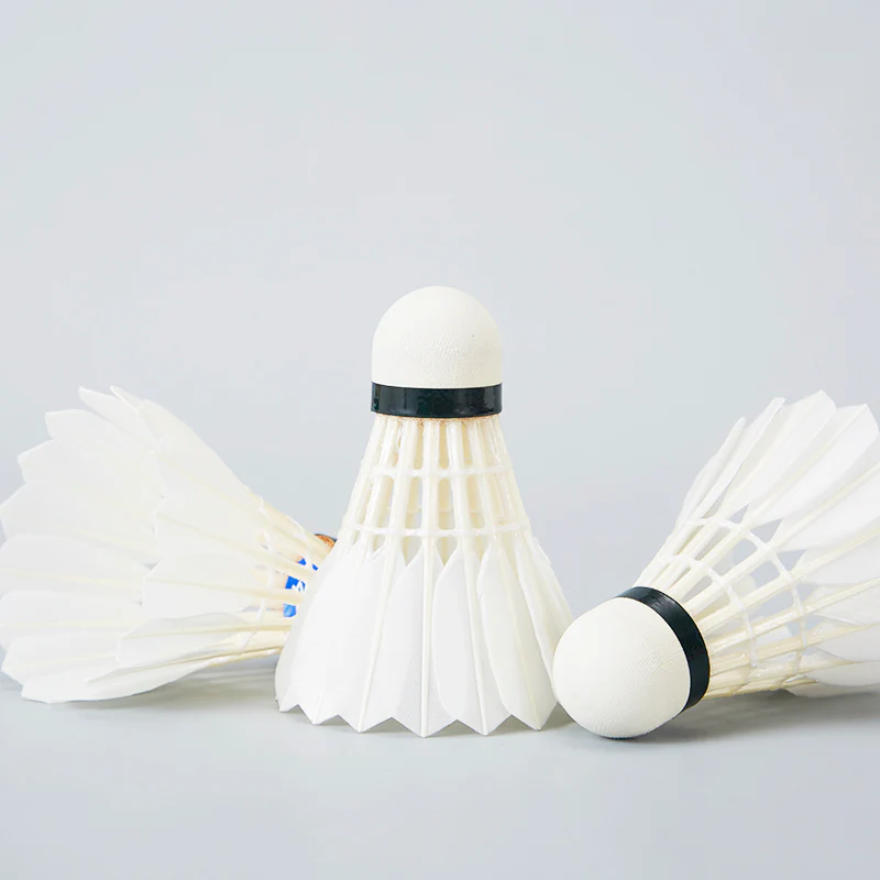 LINGMEI LING MEI 12 PCS F4 Badminton Goose Feather Badminton Shuttlecock - Image 3
