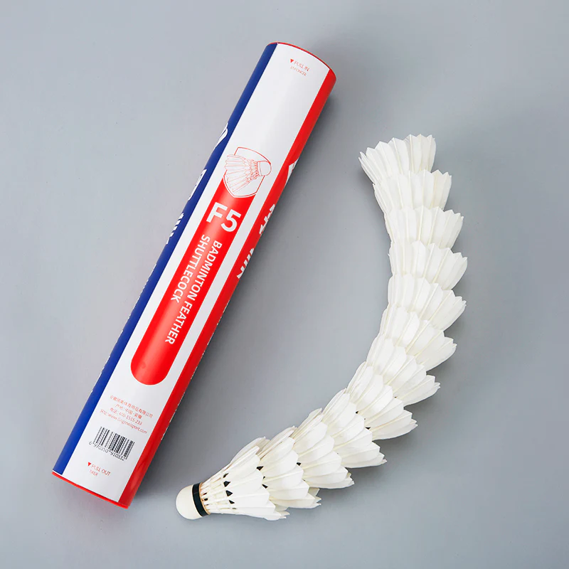 LINGMEI LING MEI 12 PCS F5 Badminton Goose Feather Badminton Shuttlecock - Image 2